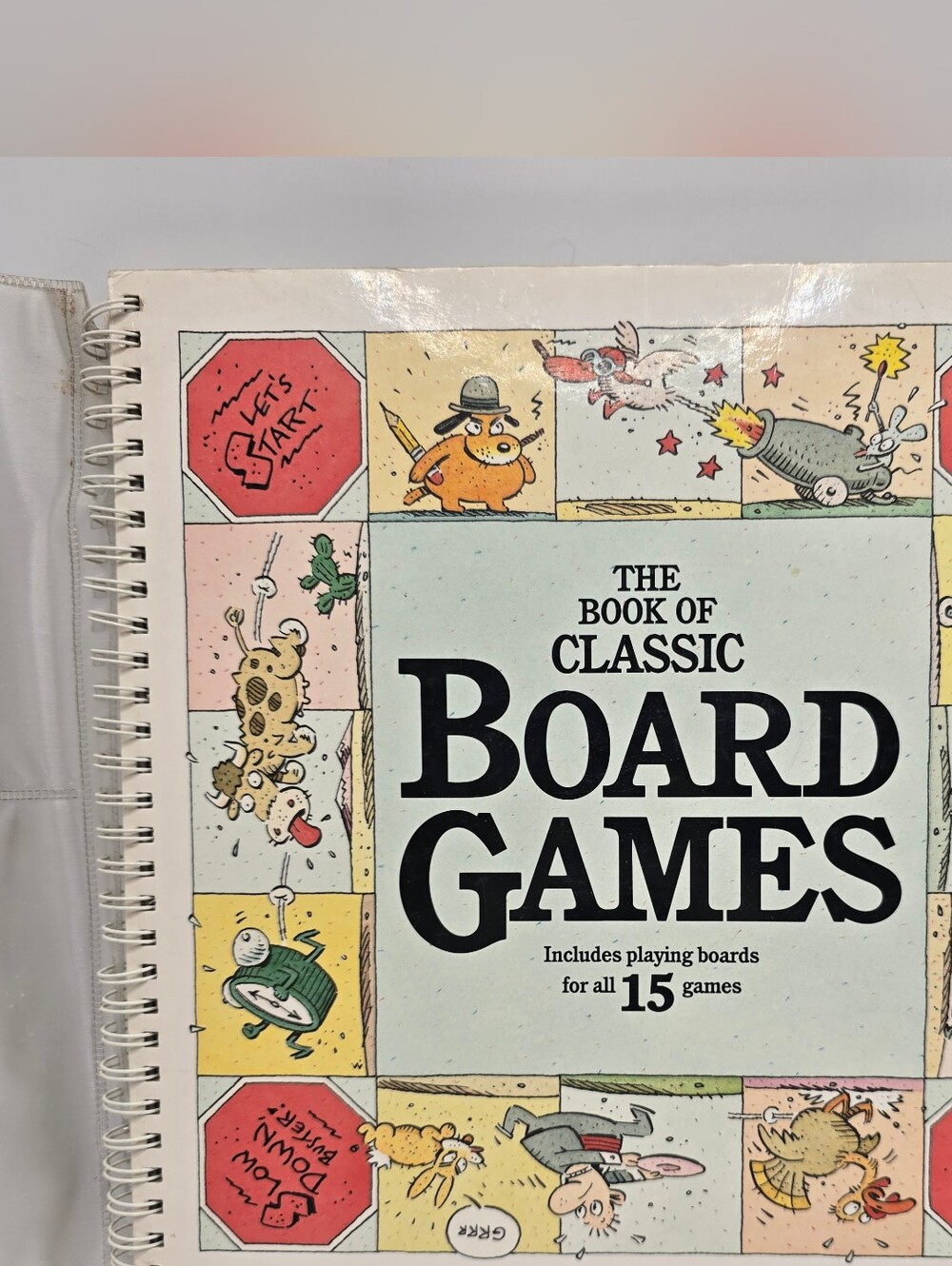 The Book Of Classic Board Games By Klutz Press 15 Game Boards Vtg 1991